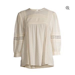 Women’s Ivory Lace Blouse